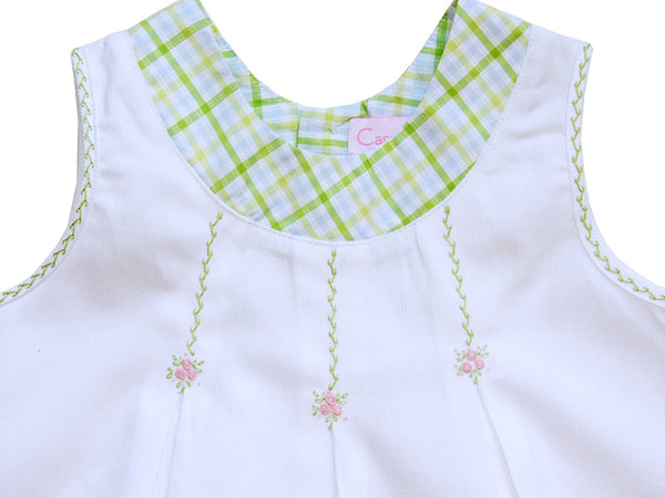 Toddlers Girls A-Line White Easter Dress with Hand Embroidery Toddlers Girls A-Line White Easter Dress with Hand Embroidery