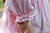 Baby Girls Smocked Pink Dress Bishop with Ribbons--Carousel Wear - 3