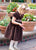 Girls Holiday Dress with Silk Embroidery for Winter--Carousel Wear - 4