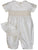 Boys Silk Ring Bearer Christening Longall Suit and Cap--Carousel Wear - 2