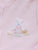 Adorable Light Pink Easter Spring Holiday Embroidered Footie Pajama Set with Matching Bib for Baby Girls - Bunny Rabbit Embroidery Design