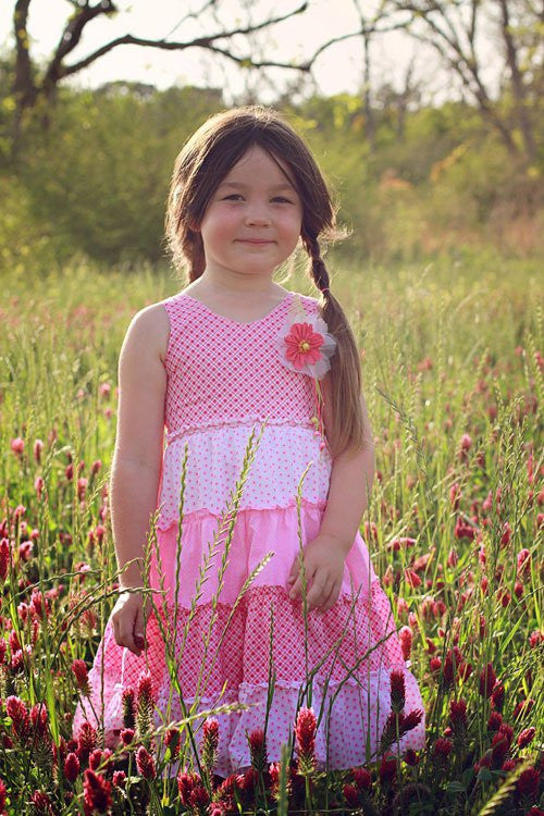Perfectly Whimsy Pink Girls Dress--Carousel Wear - 1