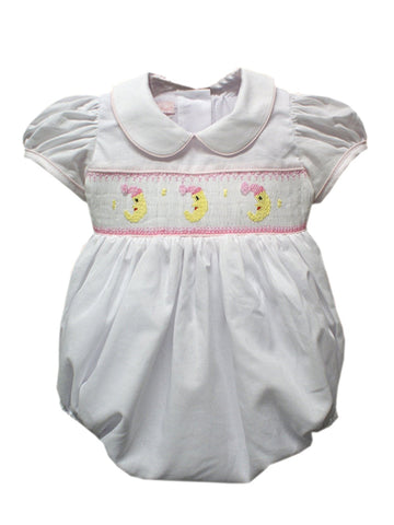 I Love You to the Moon and Back Baby Girls White Bubble--Carousel Wear - 1