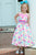 Savannah Girls Pink Summer Butterflies and Flowers Dress--Carousel Wear - 1