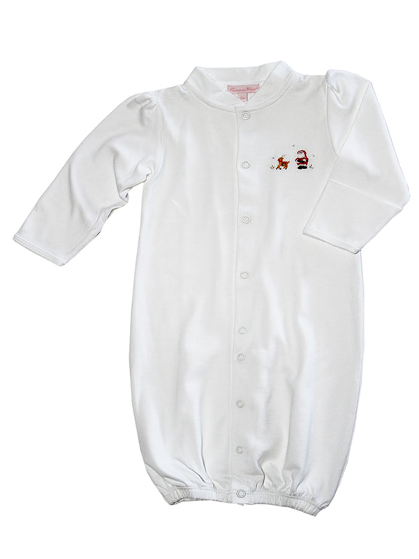 Christmas baby infant convertible gown 6 months--Carousel Wear - 1