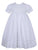 Beautiful Classic White Communion - Christening dress for girls - Smocked and embroidered