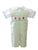 Adorable Thanksgiving Fall Holiday Smocked and Embroidered Overall Pants for Boys - Pilgrim and Turkey Embroidery Design