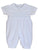 Hand smocked baby boy christening outfit 