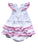 Baby Girls Pink Valentines Heart Smocked Ruffle Bubble