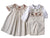 Coordinated children smocked clothes 