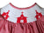 Hand Smocked Baby Girls Christmas Red Bishop Dress 