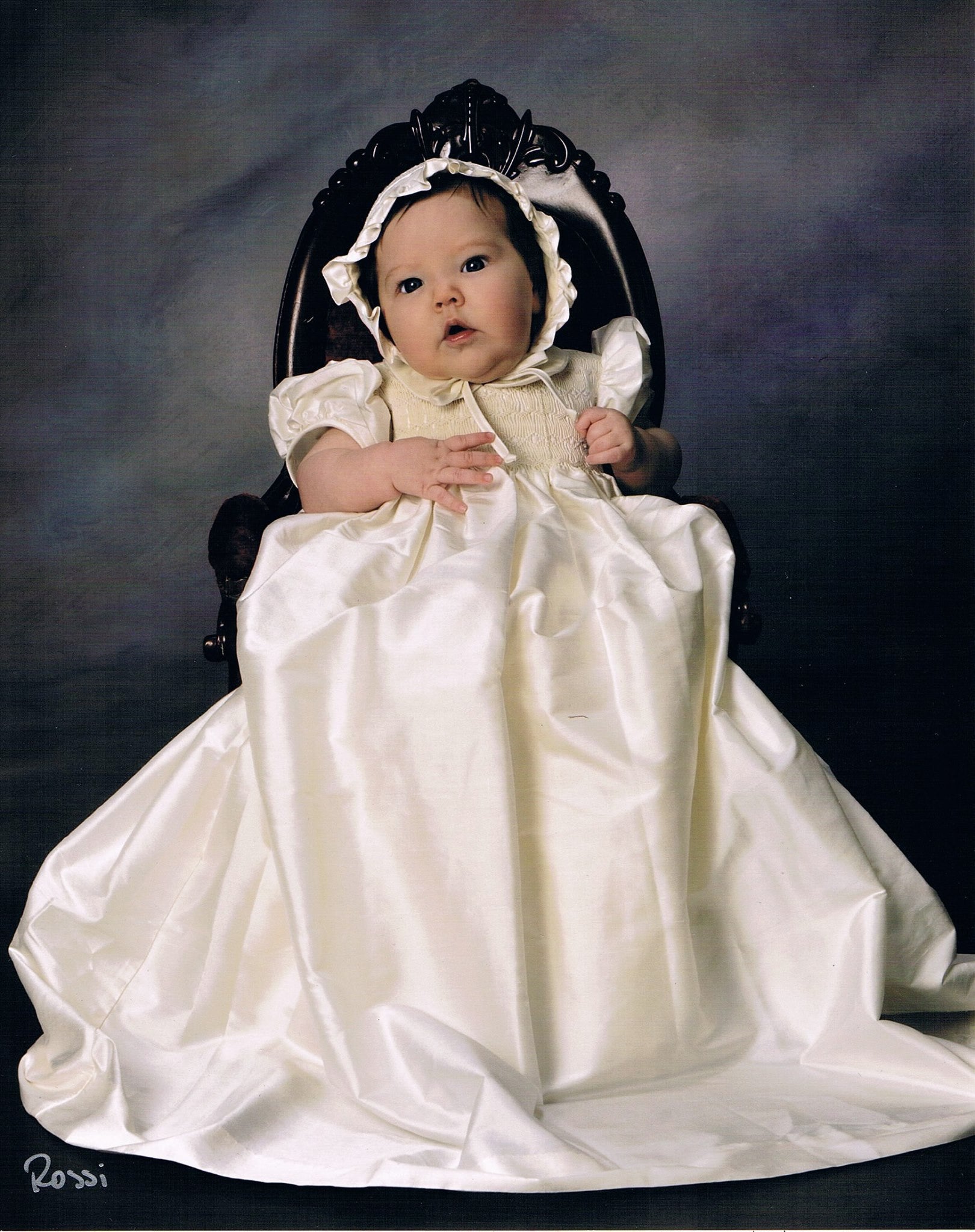silk christening dresses for baby girl Penelope Lace Dress at Baby Beau & Belle