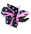 Girls Black Polka Dot Hair Bow--Carousel Wear - 2