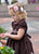 Girls Holiday Dress with Silk Embroidery for Winter--Carousel Wear - 5