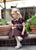 Girls Holiday Dress with Silk Embroidery for Winter--Carousel Wear - 2