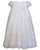 Baby Girls Lace Christening Gown with Pearls--Carousel Wear - 1