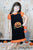 Jack-O-Lantern Baby Girl Black Halloween Jumper Dress--Carousel Wear - 3