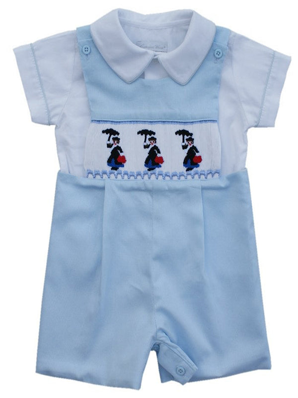 Little Boys Smocked Mary Poppins Jon Jon Easter Shortall