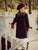 Elegant Girls Navy Wool Fall Winter Coat Double Breasted--Carousel Wear - 1