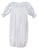 Beautiful Classic All White Smocked and Embroidered Bishop dress for Girls - Matching Lace Bonnet