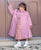 Silk Embroidered Rose Girls Fall Winter Coat--Carousel Wear - 1