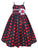 Adorable Fun Red Black and White Polka Dot Summer Beach Holiday Smocked and Embroidered Strap Ruffle Circle Dress for Girls - Disney Bound Minnie Mouse Inspired Design