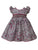 Baby Girls Brown and Red Smocked Dress--Carousel Wear - 1