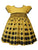 Adorable Fun Yellow and Black Polka Dot Spring Summer Holiday Bee Inspired Smocked and Embroidered Dress for Girls