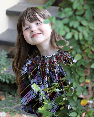 Toddler Girls Plaid Christmas Long Sleeved Smocked Bishop Dress Toddler Girls Plaid Christmas Long Sleeved Smocked Bishop Dress