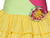Adorable Fun Multi Color Yellow Pink Green Purple Patched Summer Beach Holiday Strap Dress for Girls