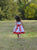 Girls Minnie Red Polka Dot Ruffle Dress--Carousel Wear - 3