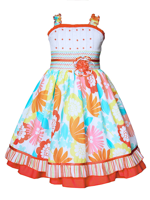 Baby Girls Whimsy Summer Rruffled Birthday Dress Baby Girls Whimsy Summer Rruffled Birthday Dress