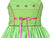 Girls Pinafore Summer Spring Dress with Smocked Panel and Pink Ribbons--Carousel Wear