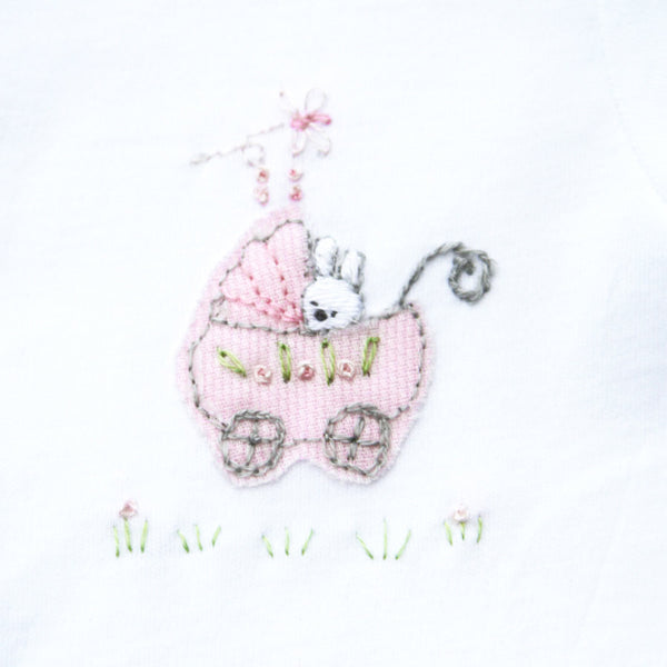 Bunny Simplicity Footie - White