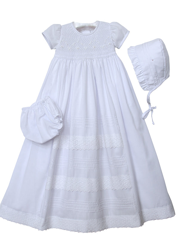 Adore Baby | A gorgeous range of handmade Christening Gowns, Christening  Dresses and rompers for baby boys and girls.