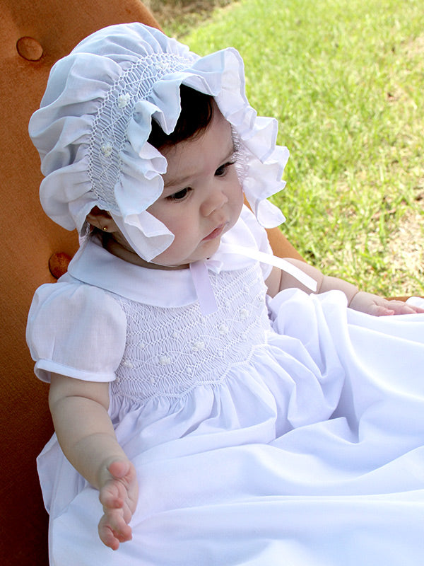 Baby Baptism Dress Long Newborn Baby Christening Gowns Birthday Party –  Avadress