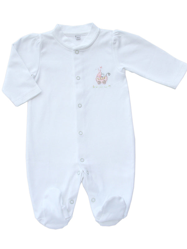 Neutral Baby Bunny Pocket Footsie main image 0