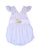 Beautiful Summer Bubble Romper for Baby Girls with Hand Smocking
