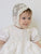 Baby Girls Bonnet in Ivory Lace for Christenings--Carousel Wear - 2