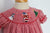 Girls Red Christmas Bishop Dress with Santa and Snowman--Carousel Wear - 4