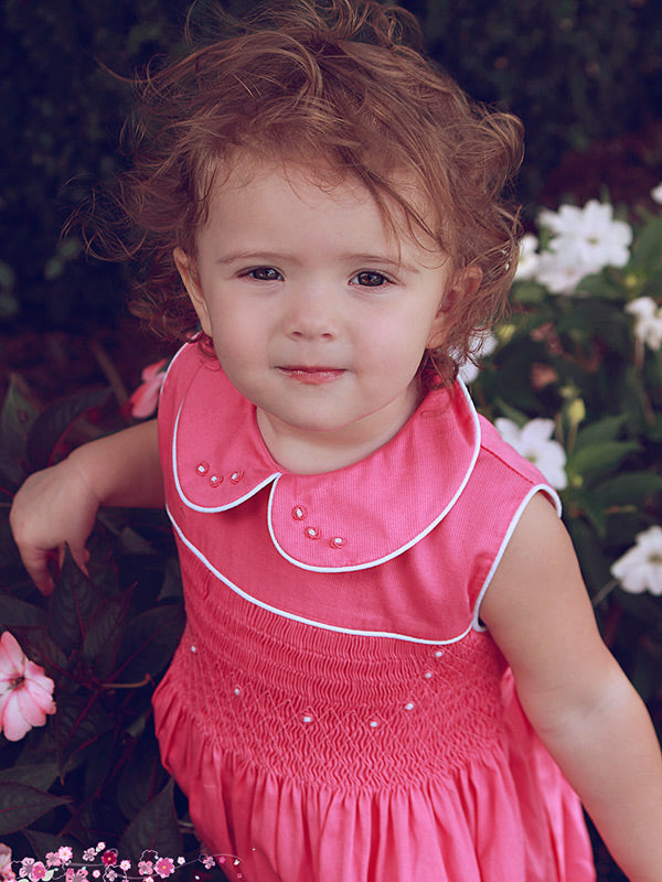 pink smocked easter dress Easter Bunny Smocked Pink Gingham Beverly Dress by Classic Whimsy - Dresses