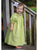 RTS - Baby Girls Ready to Smock Olive Green Bishop Dress DIY Smocking