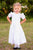 First Holy Communion Girls White Smocked Dress