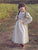 Girls Hand Smocked Fall Dress with Long Sleeves
