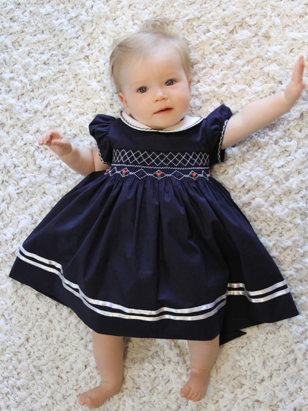 girls navy blue dress Girls: The Lily Claire Dress, (7/8) - The Mint Julep Boutique Cotton and Polyester Old Navy Kids' School Uniform