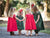 Holiday Christmas Smocked Girls Tartan Dress Bishop Style