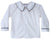 White Button up Collar with Trim Undershirt