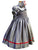 Traditional hand smocked girls silk dresses with ribbon
