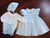 Baby Girls Clothing Set with Bonnet and Bloomers
