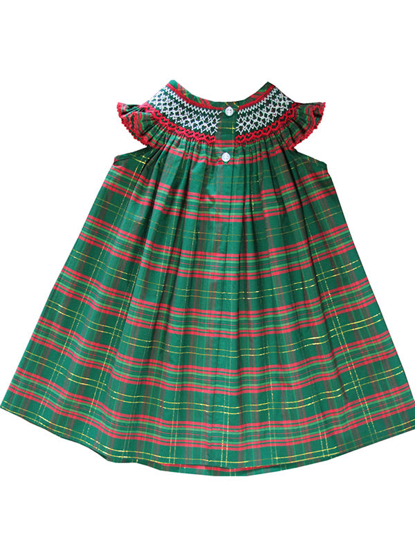 Holiday Christmas Smocked Girls Tartan Dress Bishop CYBERSALE Holiday Christmas Smocked Girls Tartan Dress Bishop CYBERSALE